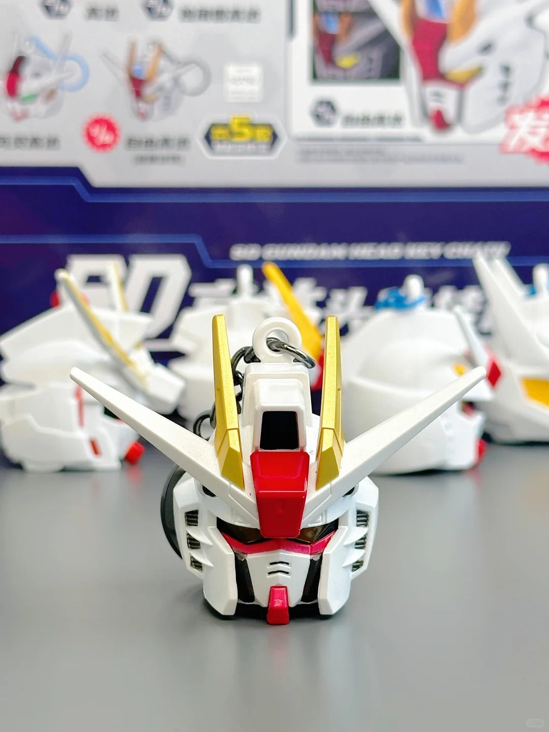 SD Gundam Head Keychain Series-Single Box (Random)-LDCX LAB-Ace Cards & Collectibles