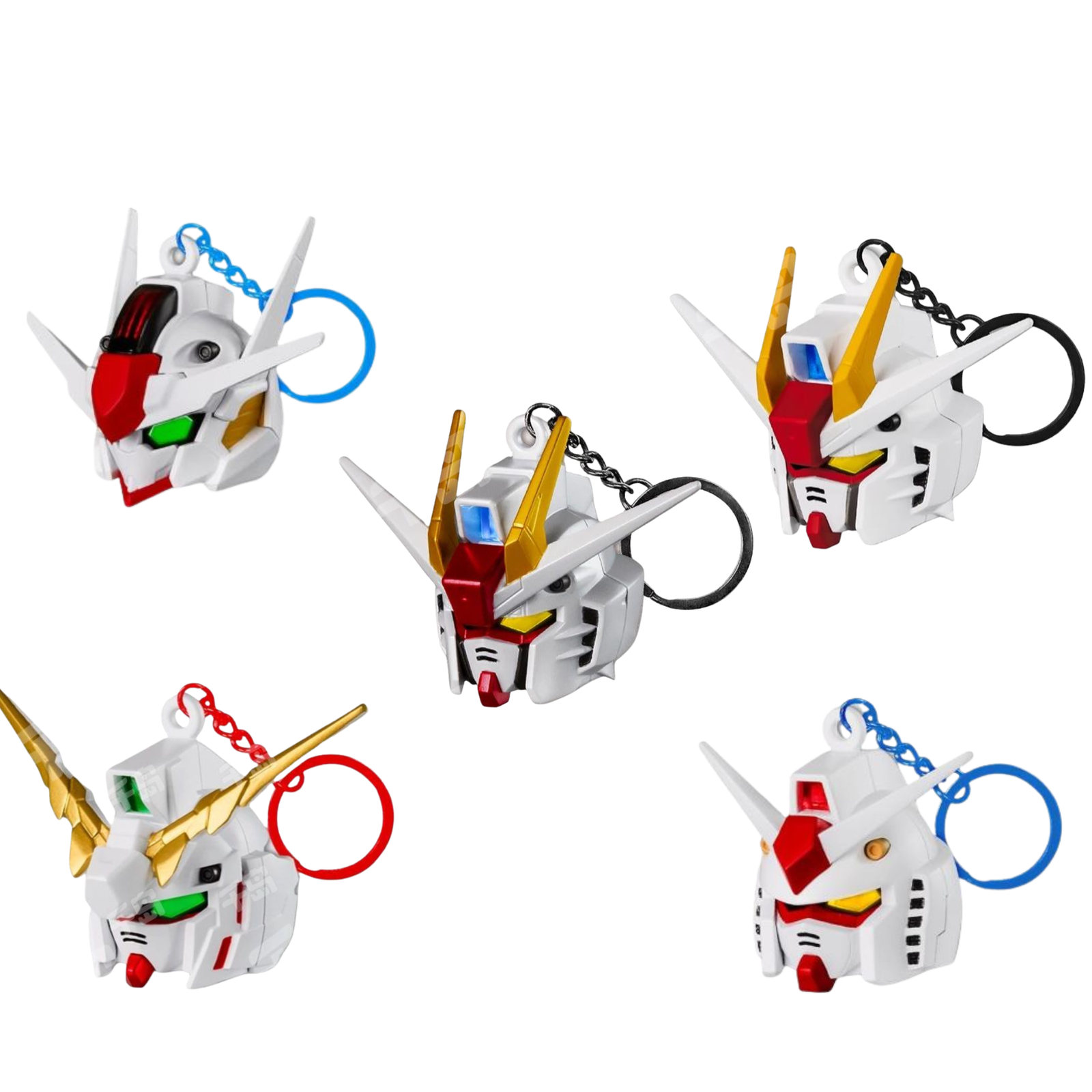 SD Gundam Head Keychain Series-Single Box (Random)-LDCX LAB-Ace Cards & Collectibles