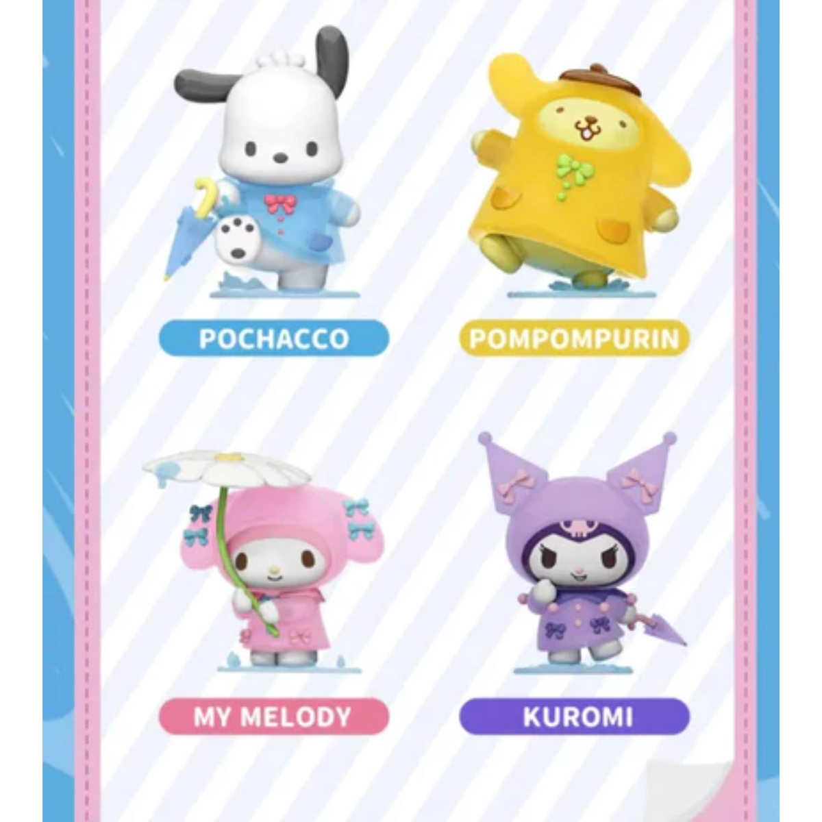 LANGBOWANG x Sanrio Characters It's Raining Day! Series-Kuromi-Langbowang-Ace Cards & Collectibles