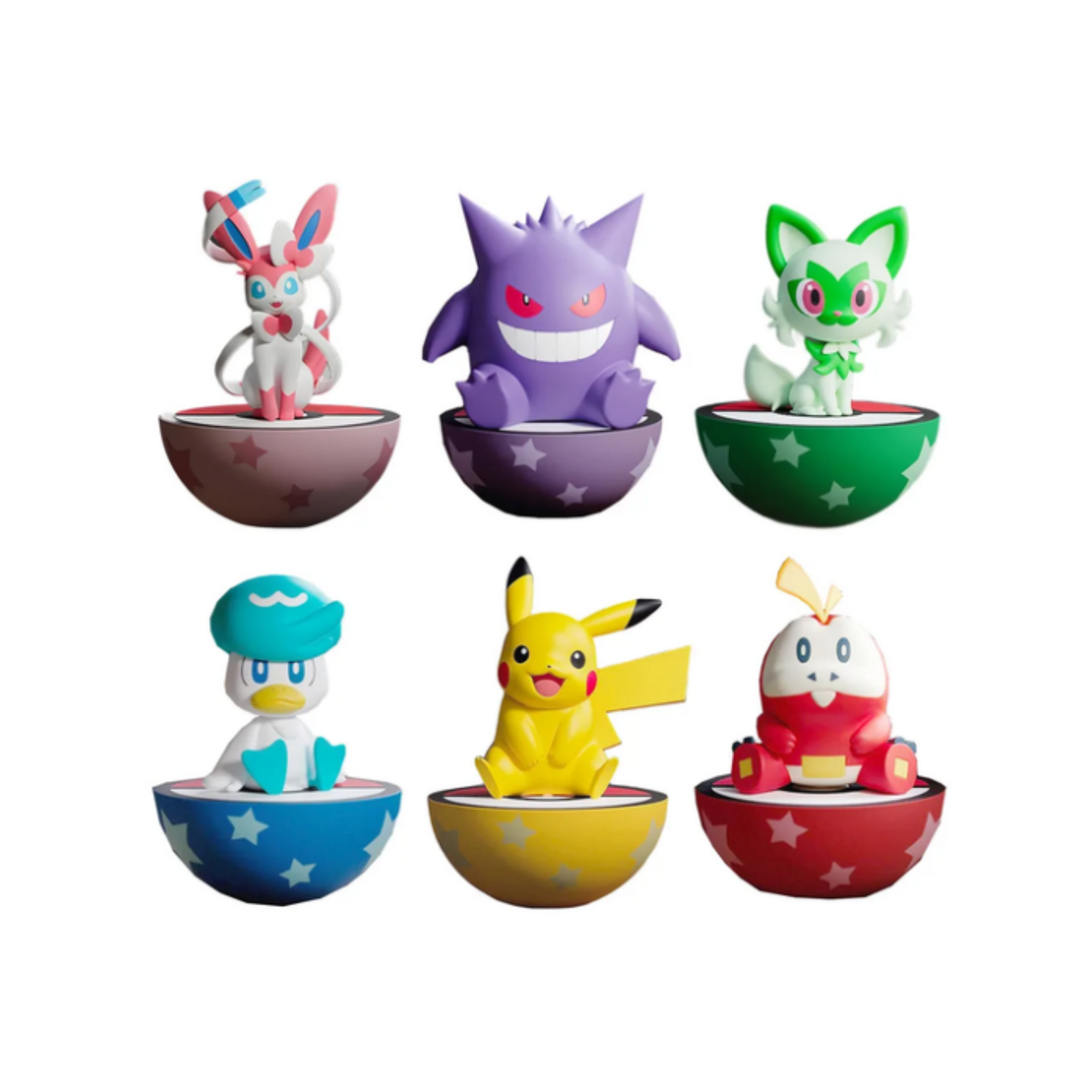 Langbowang x Pokémon Series Sitting Tumbler Ornaments-Display Box (6pcs)-Langbowang-Ace Cards & Collectibles