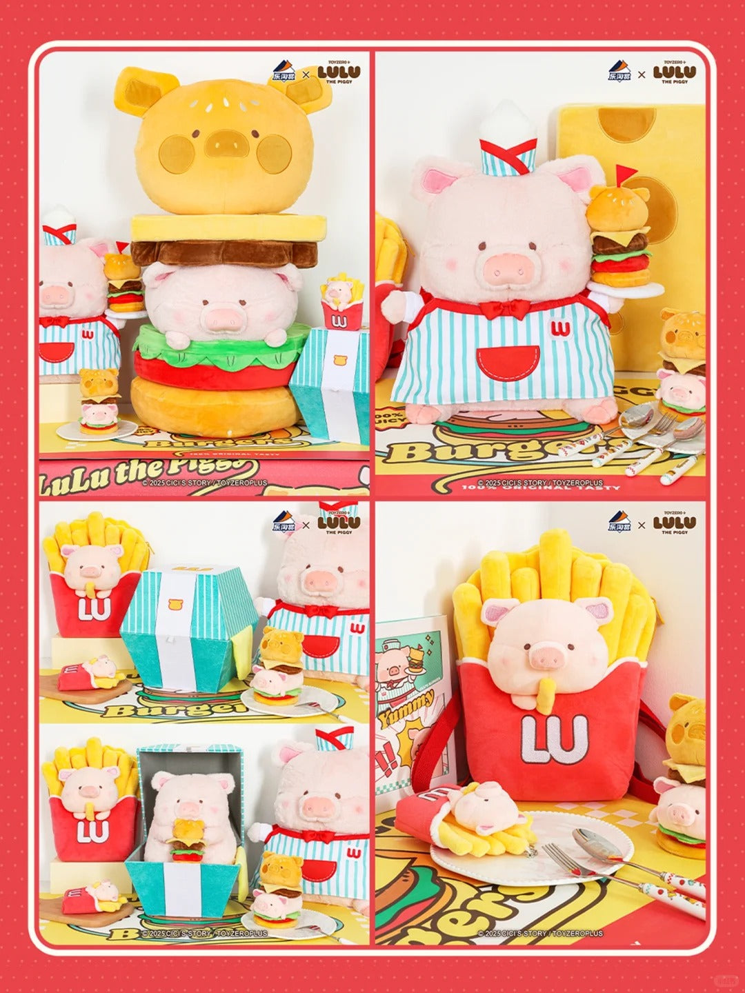 Kuji Lulu The Piggy Lazy Dining Series 罐头猪Lulu懒懒餐桌系列乐淘赏-Le Tao Shang-Ace Cards & Collectibles