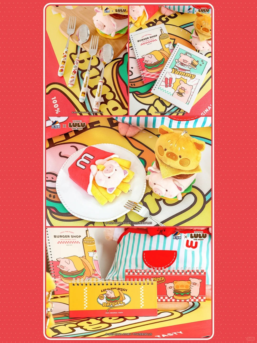 Kuji Lulu The Piggy Lazy Dining Series 罐头猪Lulu懒懒餐桌系列乐淘赏-Le Tao Shang-Ace Cards & Collectibles