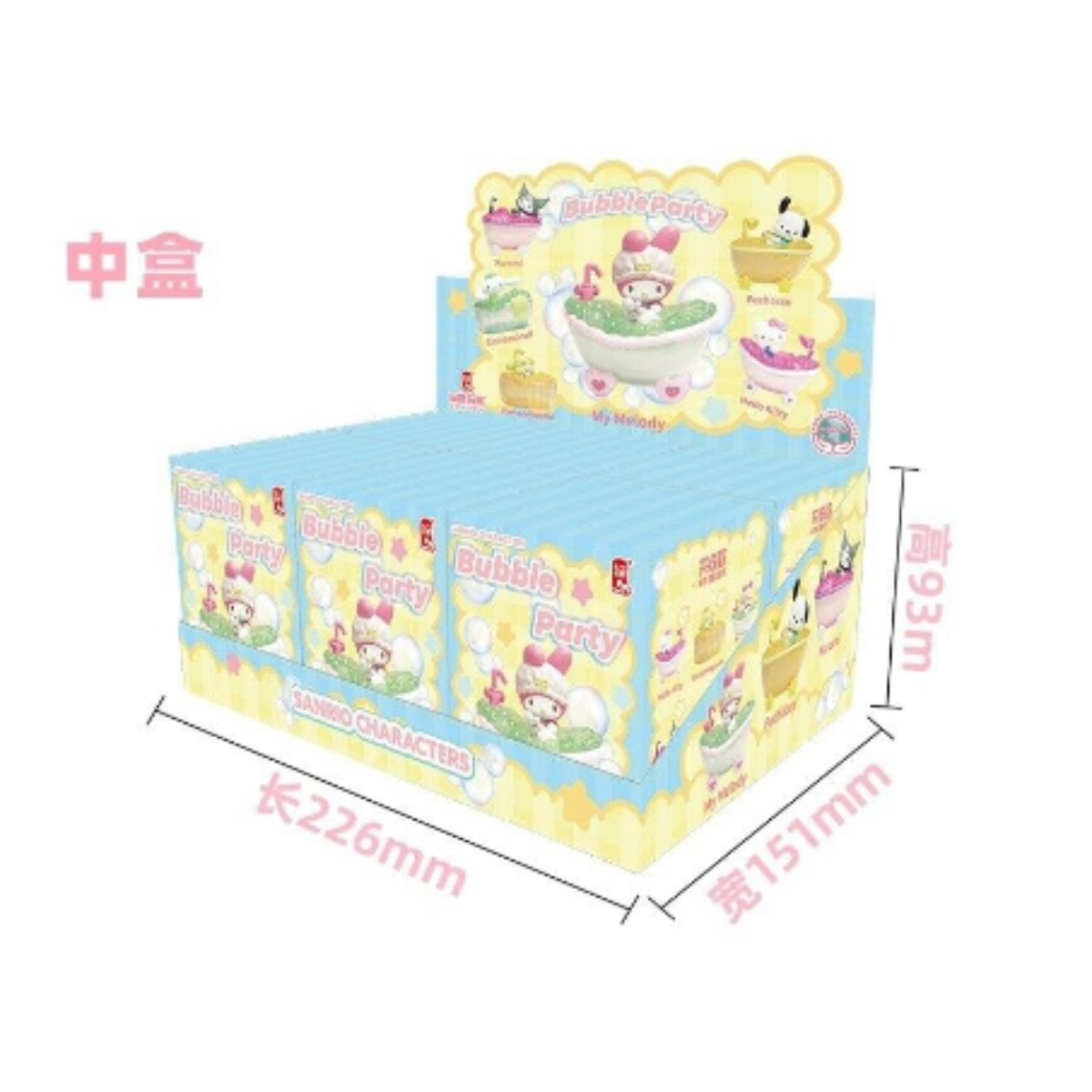 Lioh Toy x Sanrio Characters Bubble Party Series-Display Box (6pcs)-Lioh Toy-Ace Cards &amp; Collectibles