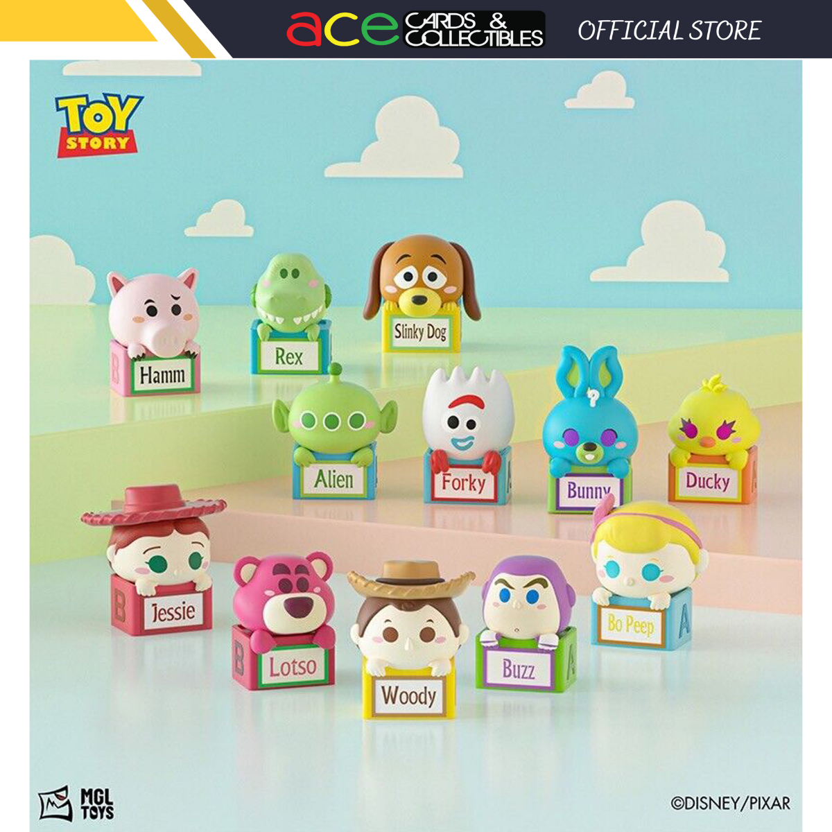 MGL Toys Disney Pixar Toy Story Mini Bean Series-Single Pack (Random)-MGL Toys-Ace Cards &amp; Collectibles