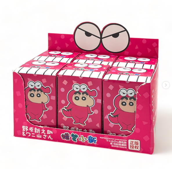 Crocodile Mountain Crayon Shin-chan Face-Changing Blind Box-Whole Box (6pcs)-MOKAU-Ace Cards & Collectibles
