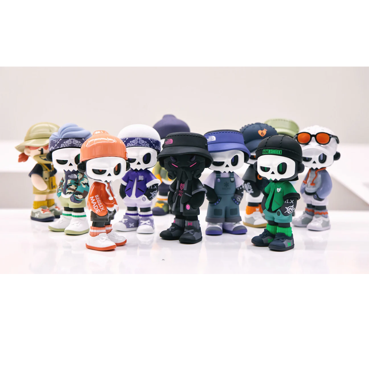 MR.BONE Camping & Zombie Dog Series Blind Box-Mr.Bone (1 Box)-MY OWN CULTURE-Ace Cards & Collectibles