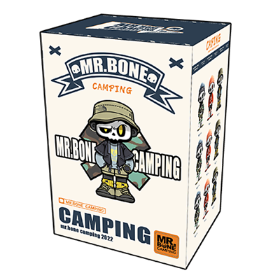 MR.BONE Camping & Zombie Dog Series Blind Box-Mr.Bone (1 Box)-MY OWN CULTURE-Ace Cards & Collectibles