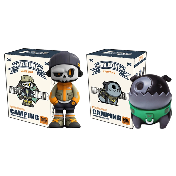 MR.BONE Camping & Zombie Dog Series Blind Box-Mr.Bone (1 Box)-MY OWN CULTURE-Ace Cards & Collectibles