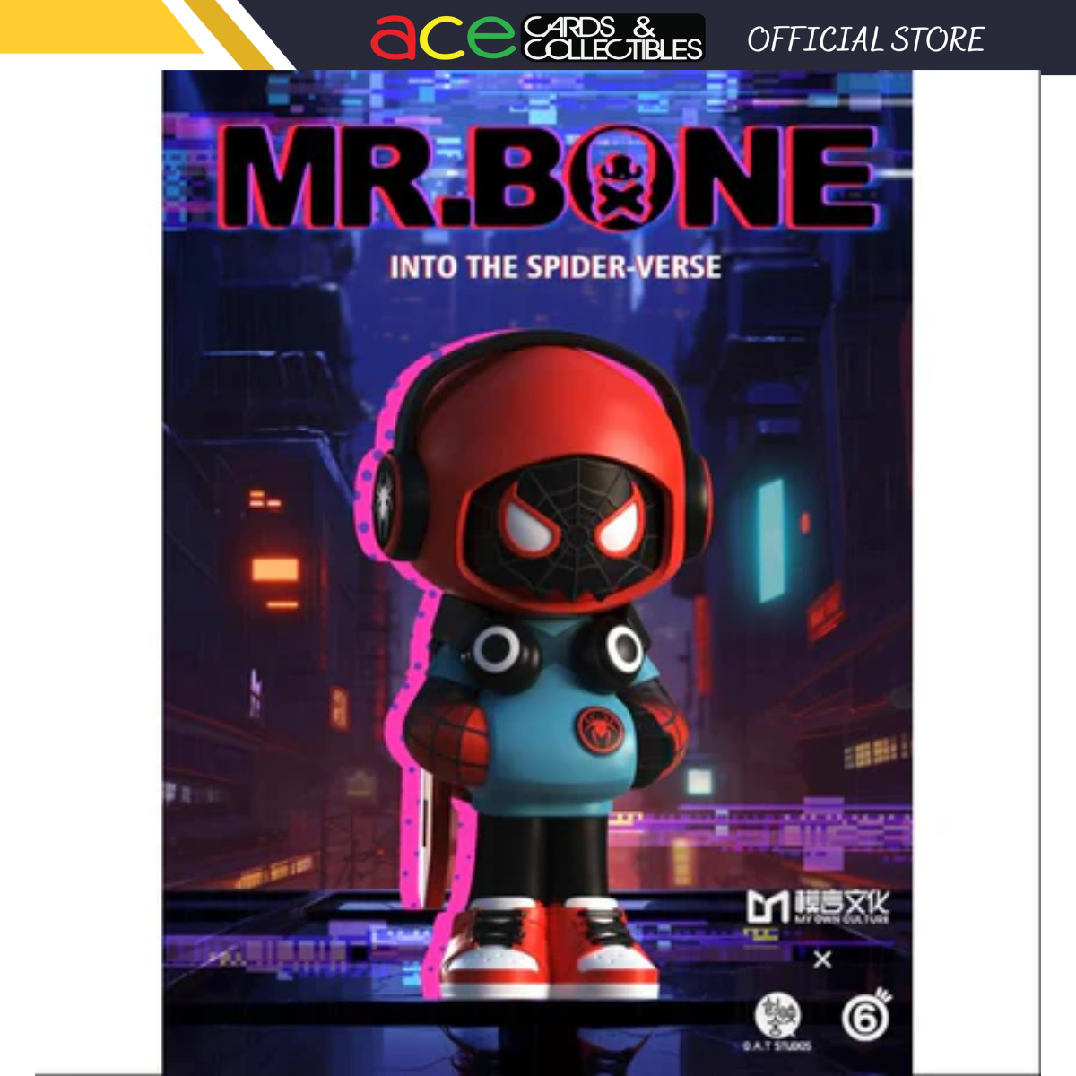 MR.BONE mini "Special Edition"-Spiderman-MY OWN CULTURE-Ace Cards & Collectibles
