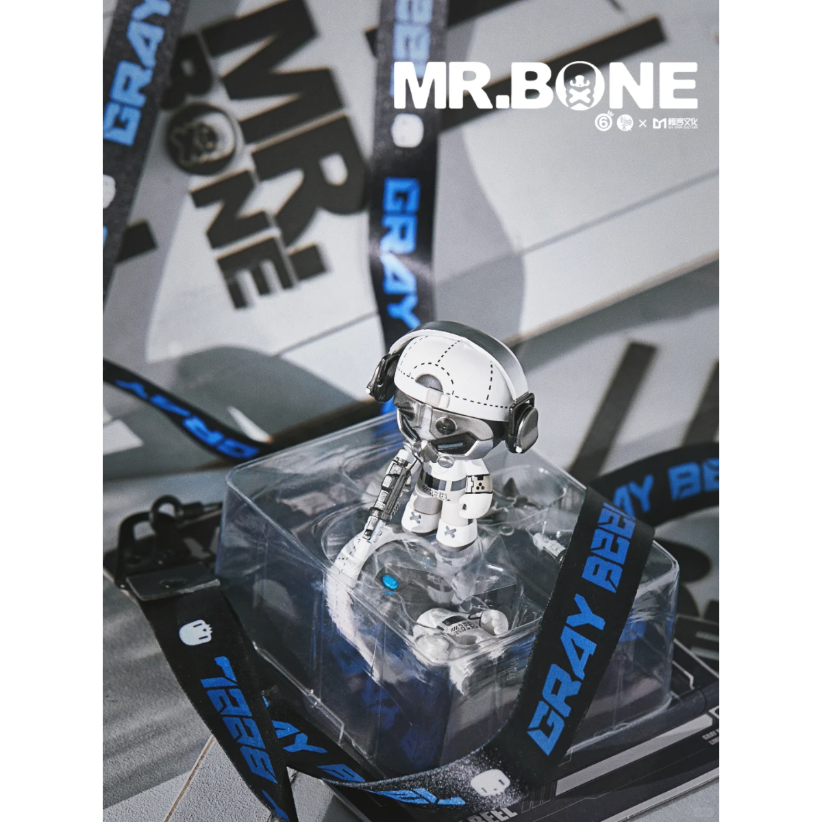 MR.BONE mini "White Solomon" (Special Edition)-MY OWN CULTURE-Ace Cards & Collectibles