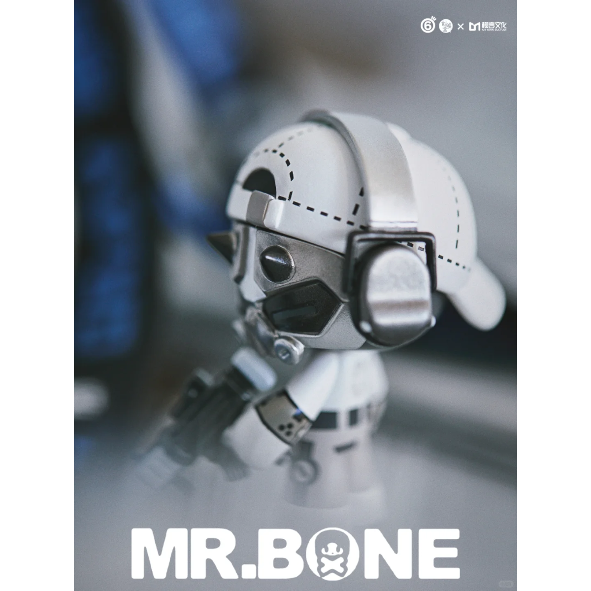 MR.BONE mini "White Solomon" (Special Edition)-MY OWN CULTURE-Ace Cards & Collectibles