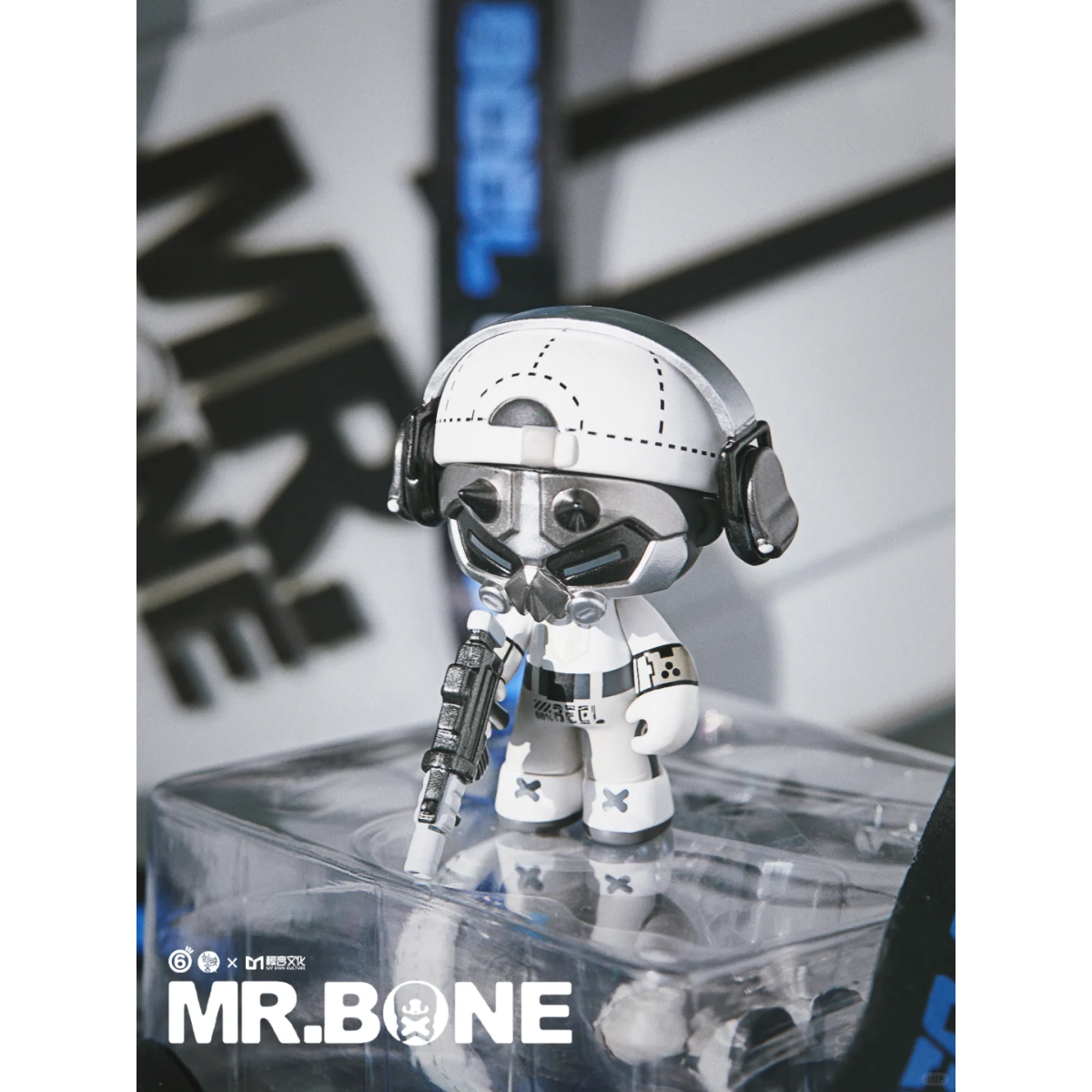 MR.BONE mini "White Solomon" (Special Edition)-MY OWN CULTURE-Ace Cards & Collectibles