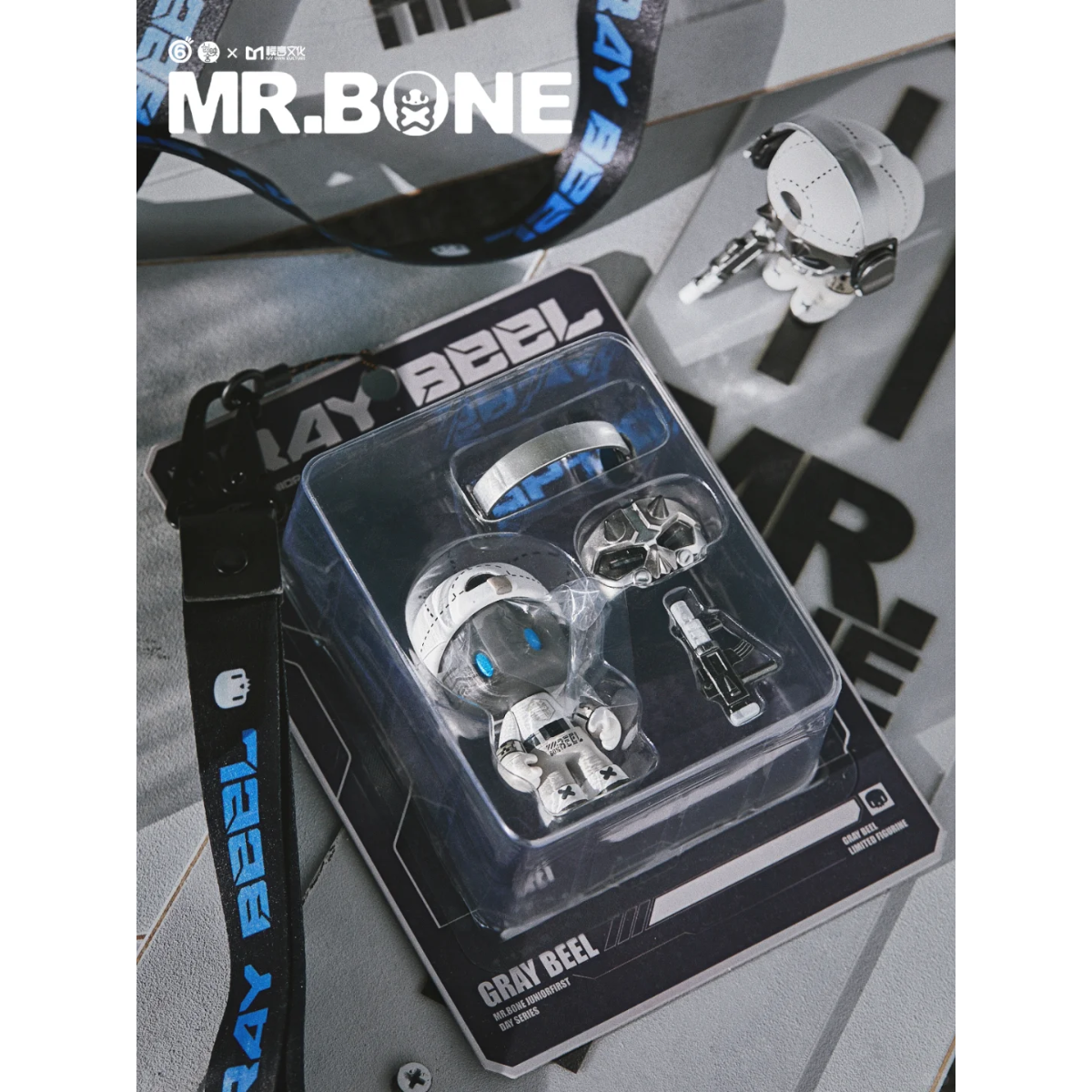 MR.BONE mini "White Solomon" (Special Edition)-MY OWN CULTURE-Ace Cards & Collectibles