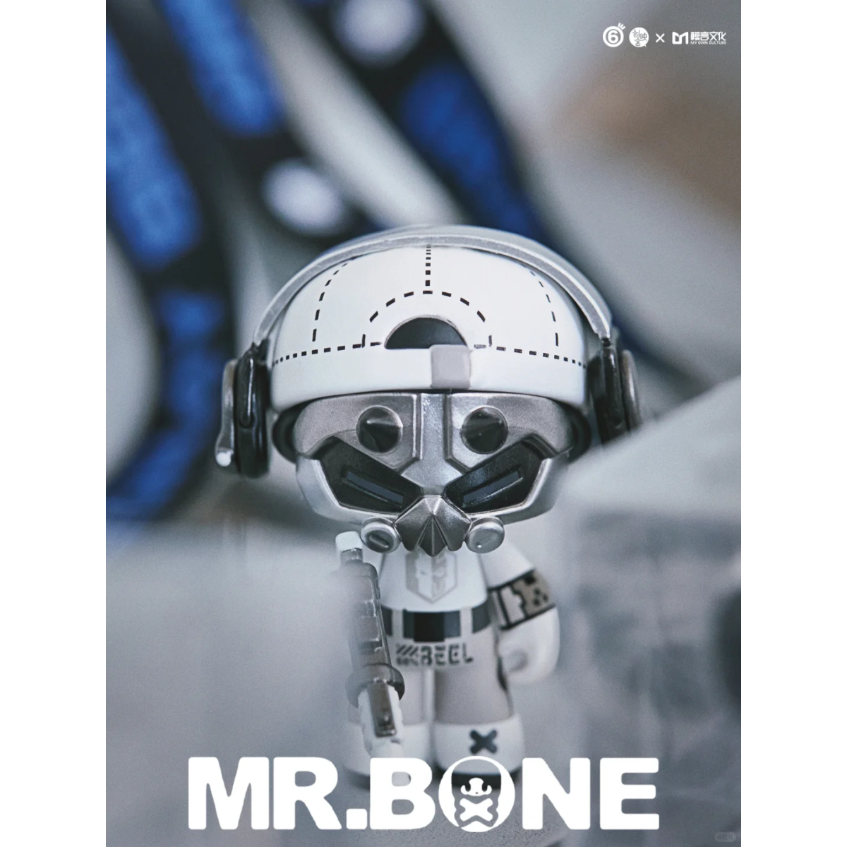 MR.BONE mini "White Solomon" (Special Edition)-MY OWN CULTURE-Ace Cards & Collectibles
