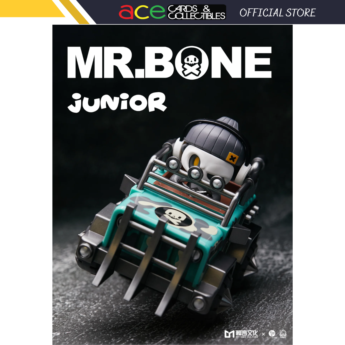 Mr.BONE JR Vehicle "Crazy Jeep"-MY OWN CULTURE-Ace Cards & Collectibles
