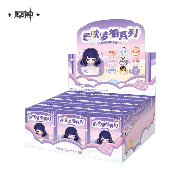 miHoYo Genshin Impact "Cloud Pillow Reverie” Series Chibi Fridge Magnet Blind Box