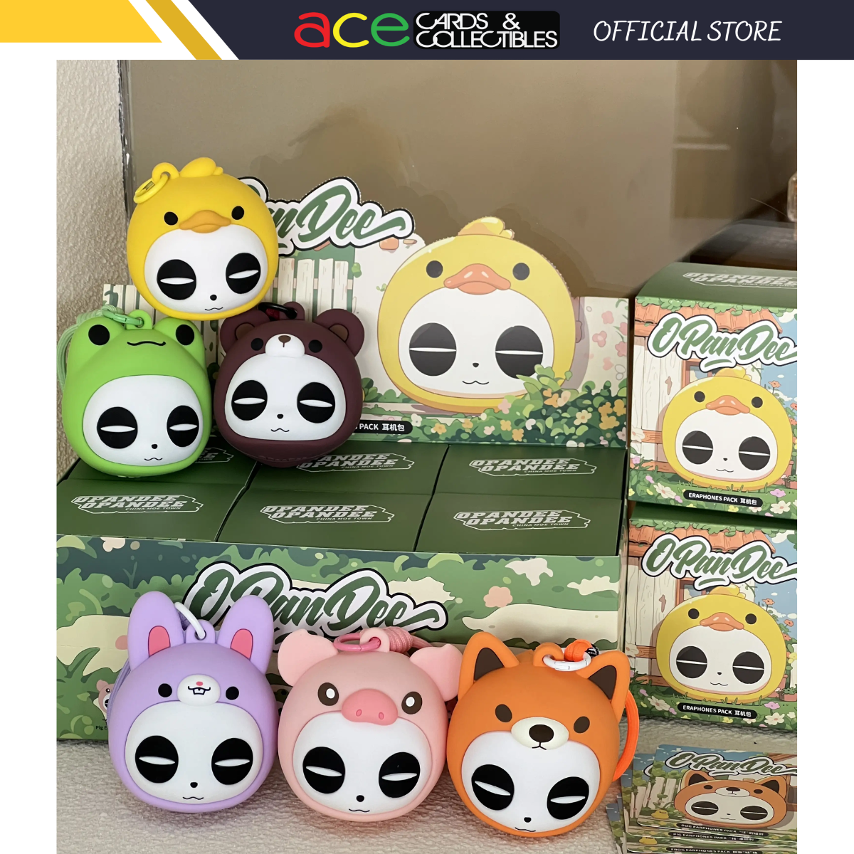 China Moe Town x OPanDee Animal Earphone Pack Series-Single Box (Random)-M.A Toys-Ace Cards & Collectibles