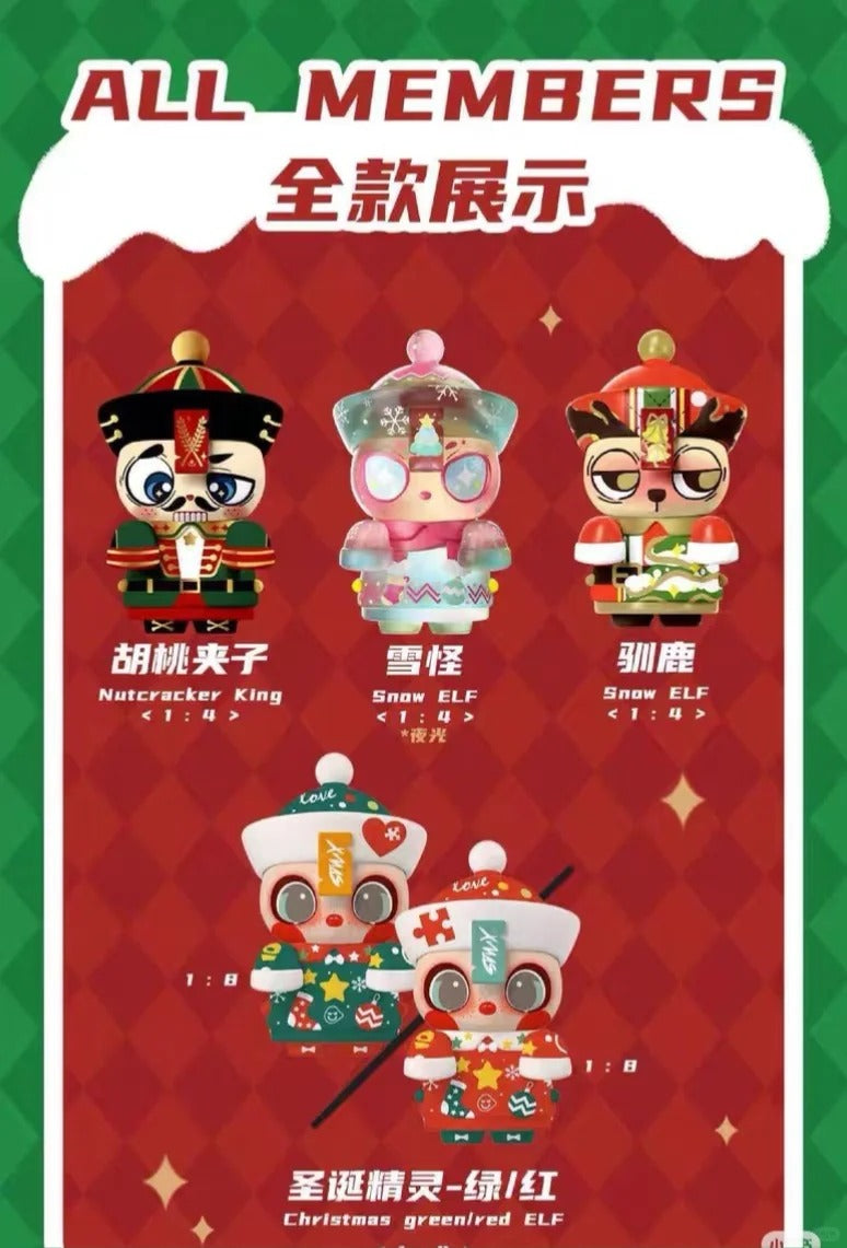 China Moe Town x OPanDee Zombie Party Christmas Series-Single Box (Random)-M.A Toys-Ace Cards & Collectibles