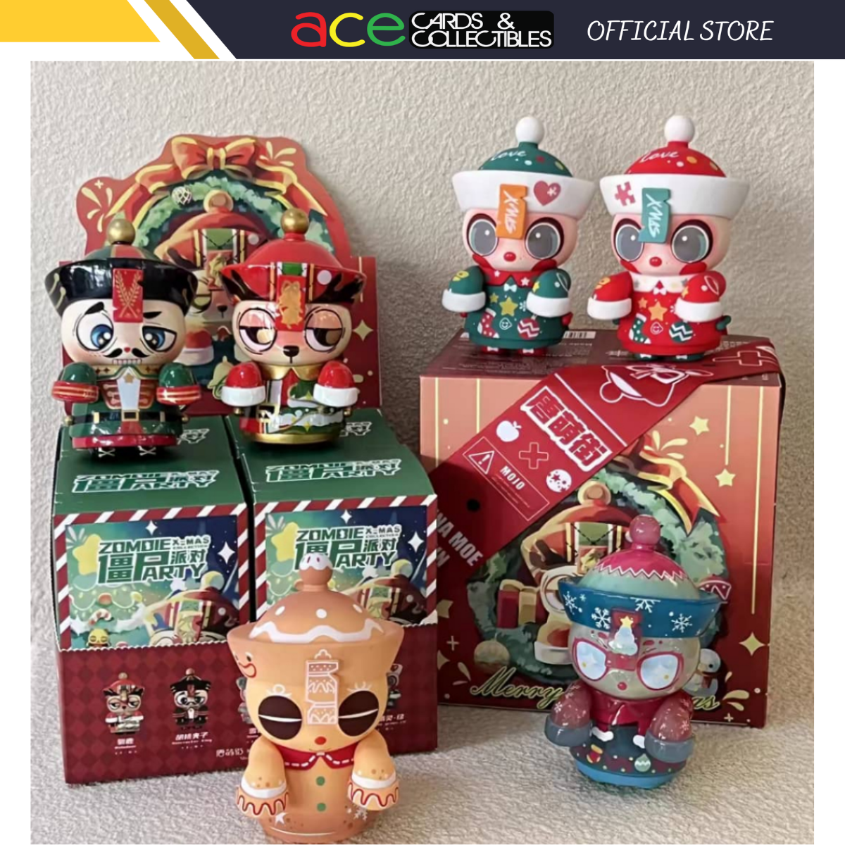 China Moe Town x OPanDee Zombie Party Christmas Series-Single Box (Random)-M.A Toys-Ace Cards & Collectibles