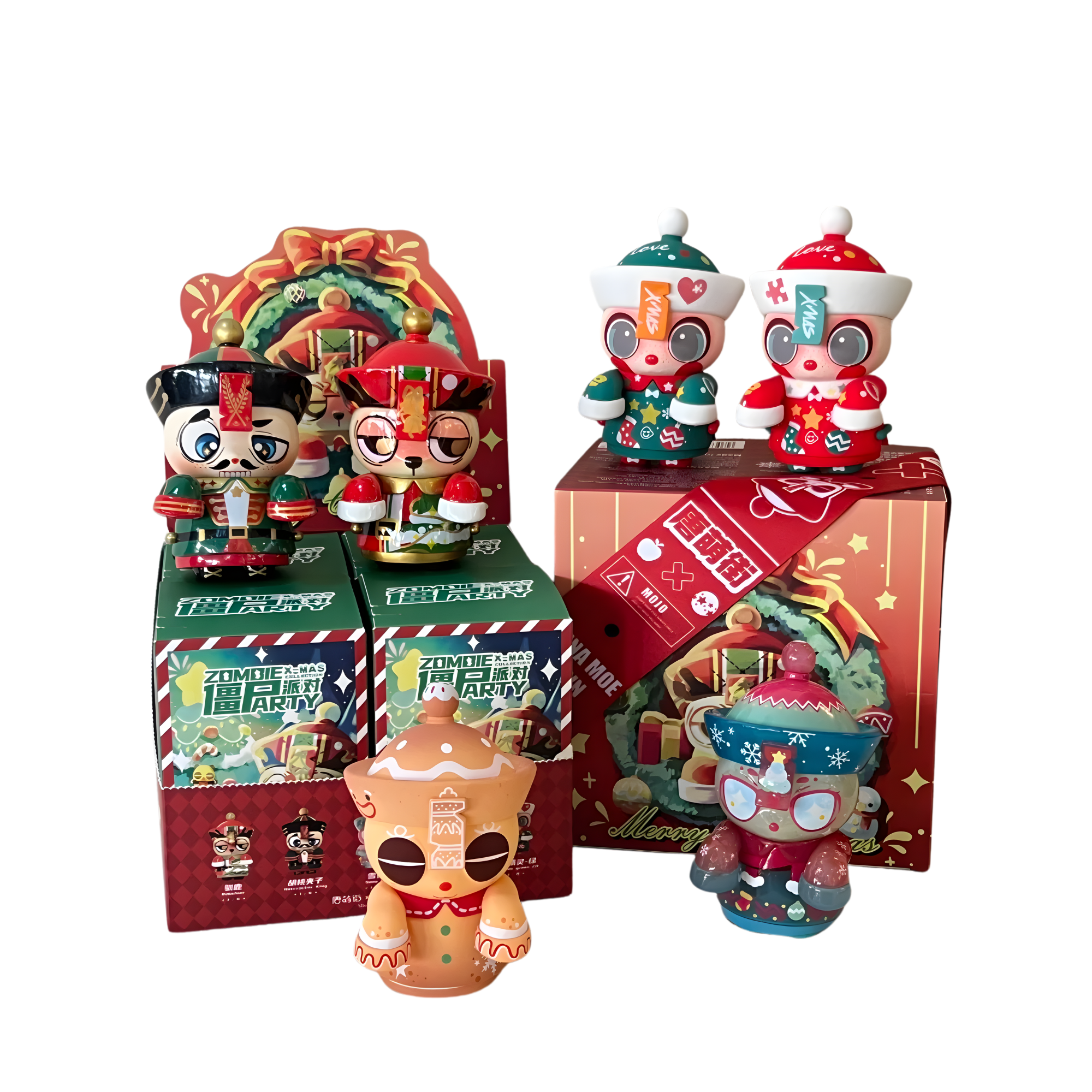 China Moe Town x OPanDee Zombie Party Christmas Series-Single Box (Random)-M.A Toys-Ace Cards & Collectibles