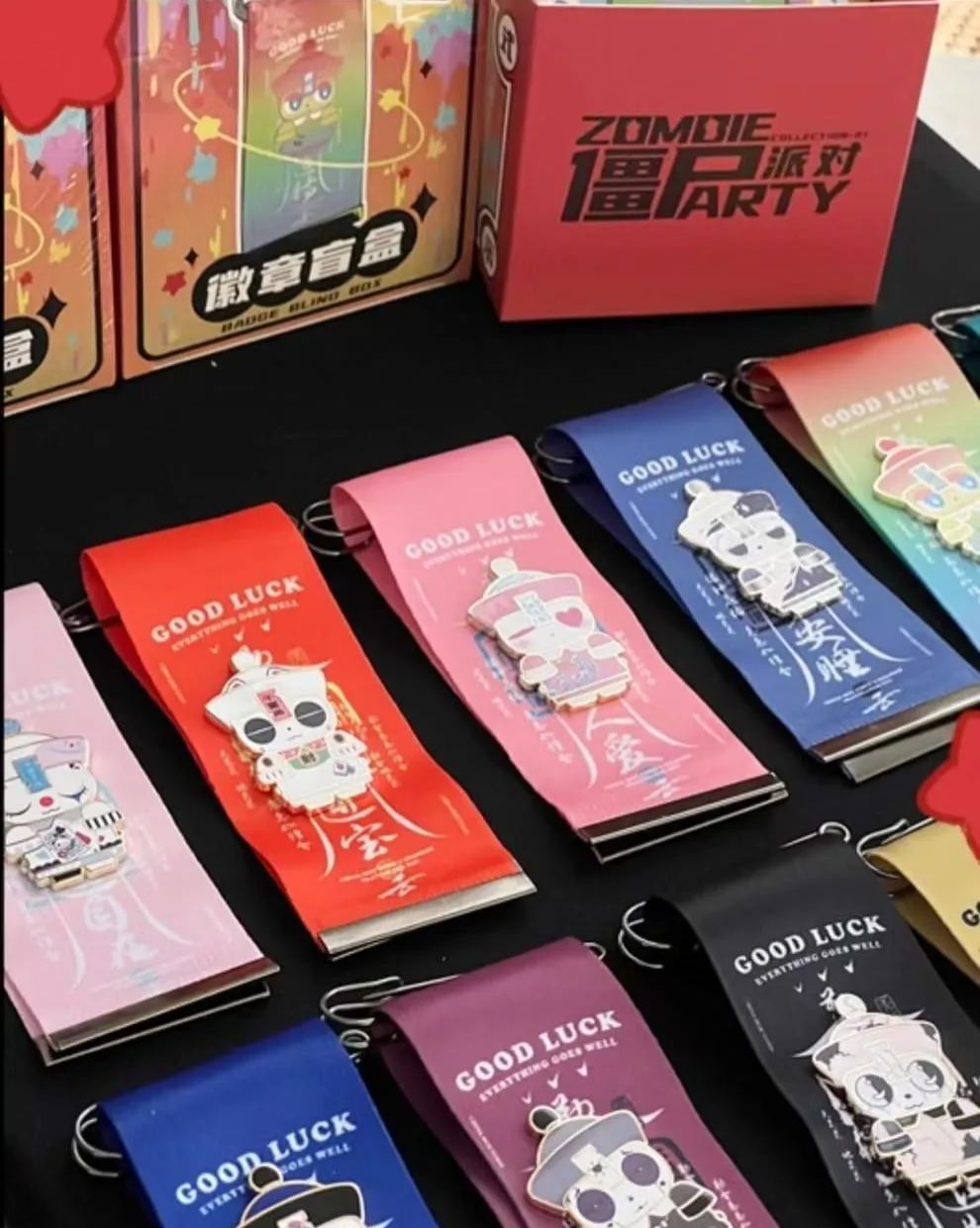 China Moe Town x OPanDee Zombie Party Series 1 Badge Blind Box-Display Box (12pcs)-M.A Toys-Ace Cards & Collectibles