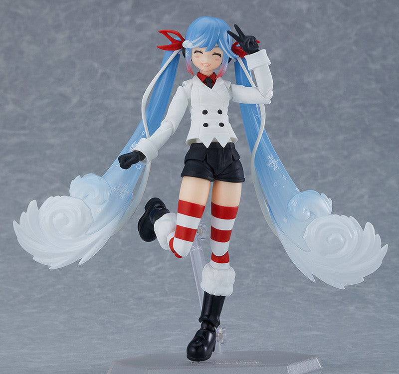 Character Vocal Series 01: Hatsune Miku Figma [EX-066] &quot;Snow Miku&quot; (Grand Voyage Ver.)-Max Factory-Ace Cards &amp; Collectibles