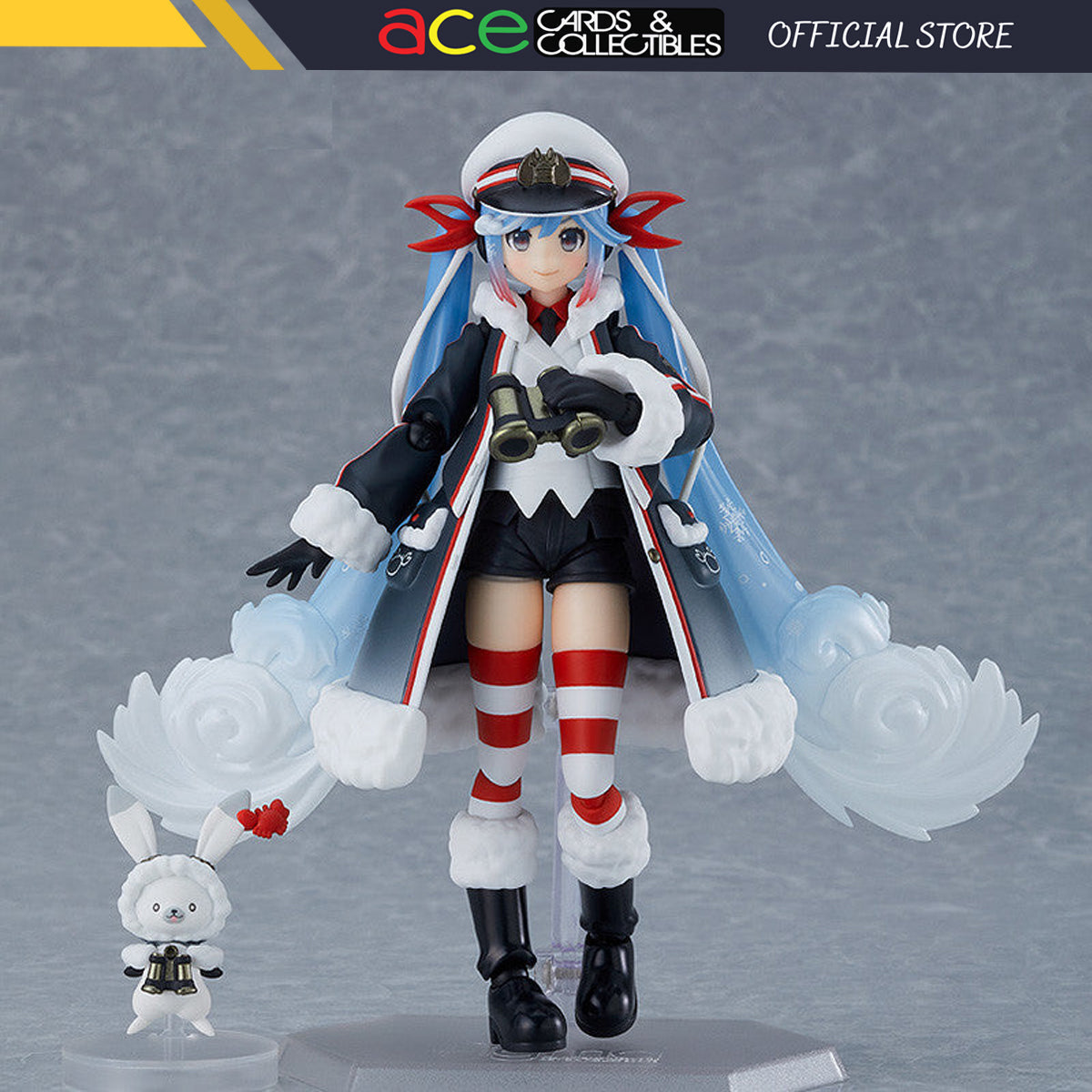 Character Vocal Series 01: Hatsune Miku Figma [EX-066] &quot;Snow Miku&quot; (Grand Voyage Ver.)-Max Factory-Ace Cards &amp; Collectibles