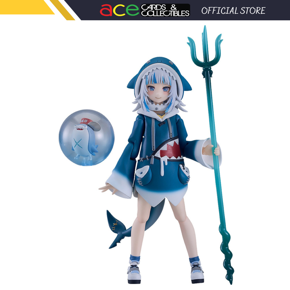 Hololive Production figma [618] &quot;Gawr Gura&quot;-Max Factory-Ace Cards &amp; Collectibles