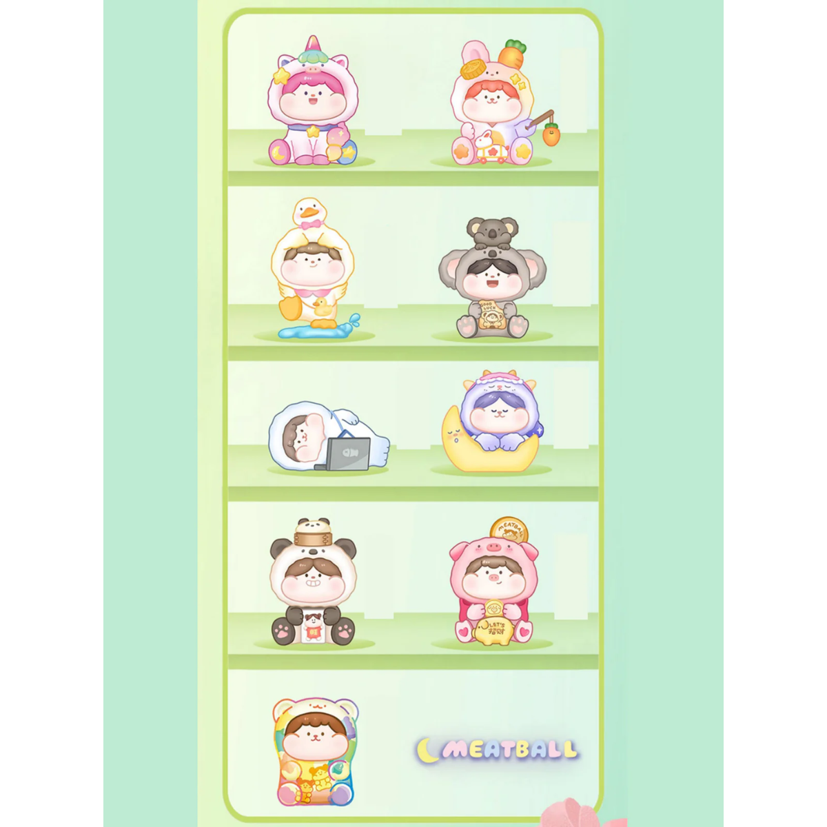 BCF x Meatball's Animal Friends Series-Single Box (Random)-Meatball-Ace Cards & Collectibles