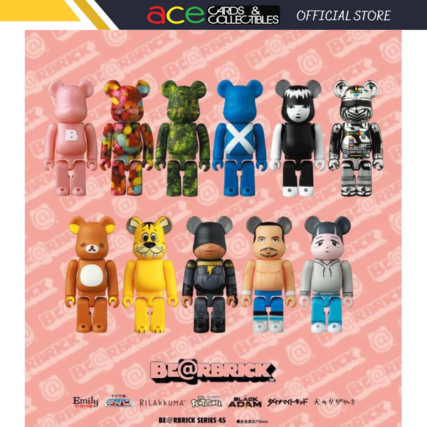 Medicom Bearbrick Series 45-Single Box (Random)-Medicom Toy-Ace Cards & Collectibles
