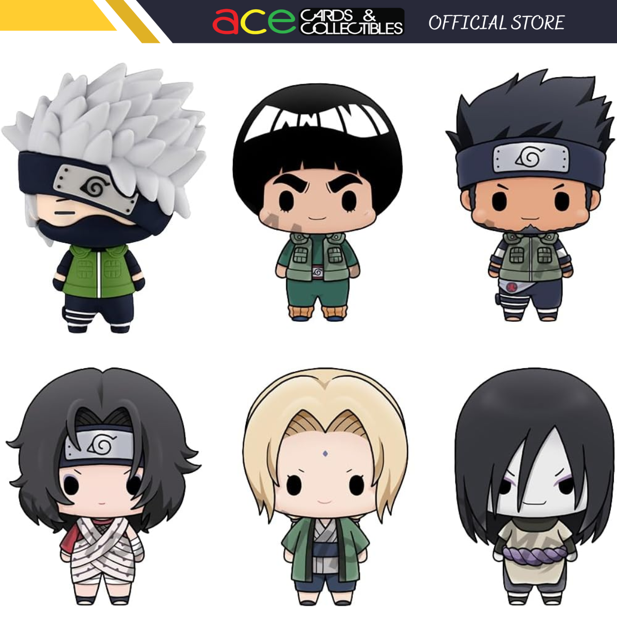 CHOKORIN MASCOT NARUTO SHIPPUDEN VOL 4 SET-Whole Box (6pcs)-MegaHouse-Ace Cards &amp; Collectibles