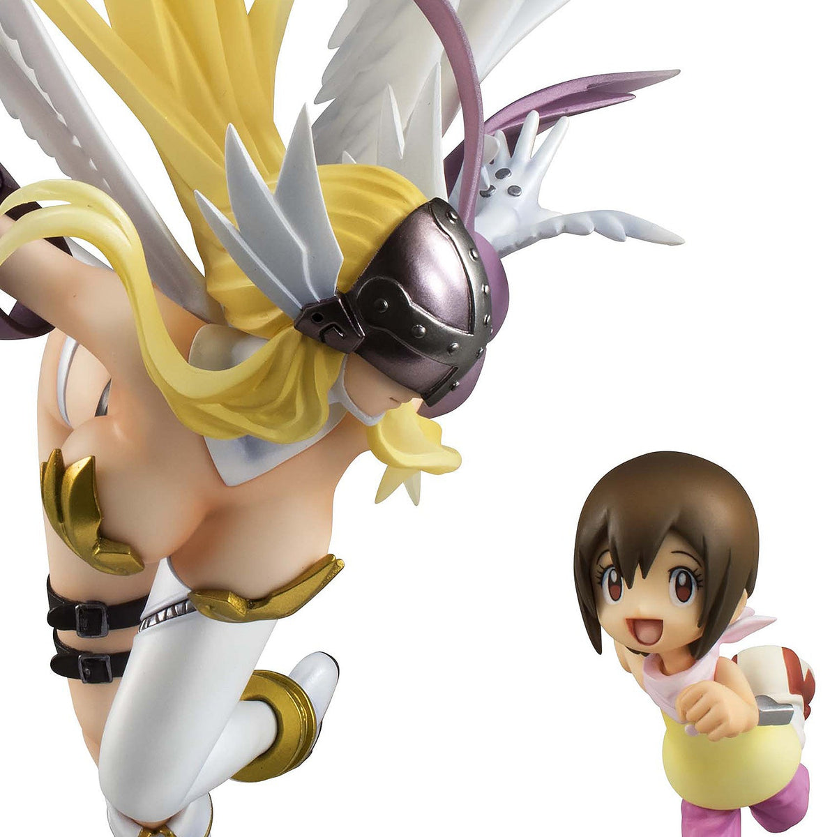 Digimon Adventure G.E.M. Series Figurine “Angewomon & Hikari Yagami"-MegaHouse-Ace Cards & Collectibles