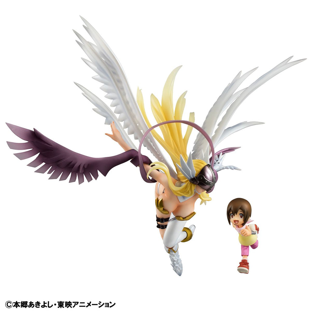 Digimon Adventure G.E.M. Series Figurine “Angewomon & Hikari Yagami"-MegaHouse-Ace Cards & Collectibles