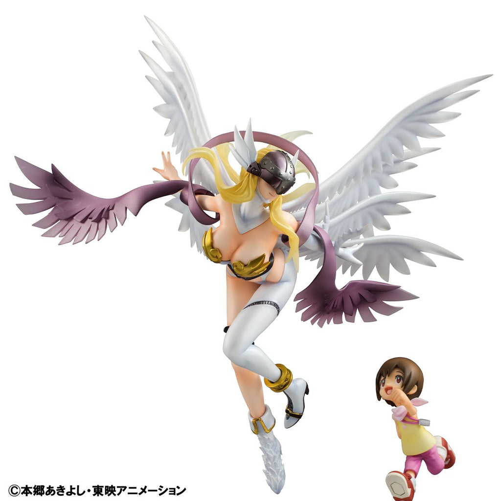 Digimon Adventure G.E.M. Series Figurine “Angewomon & Hikari Yagami"-MegaHouse-Ace Cards & Collectibles