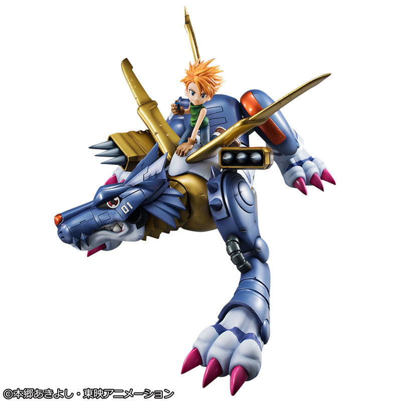 Digimon Adventure Precious G.E.M. Series "Metal Garurumon & Ishida Yamato" (Re-Run)-MegaHouse-Ace Cards & Collectibles