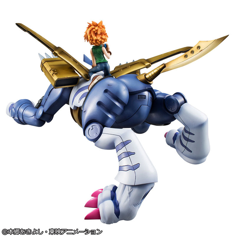 Digimon Adventure Precious G.E.M. Series "Metal Garurumon & Ishida Yamato" (Re-Run)-MegaHouse-Ace Cards & Collectibles