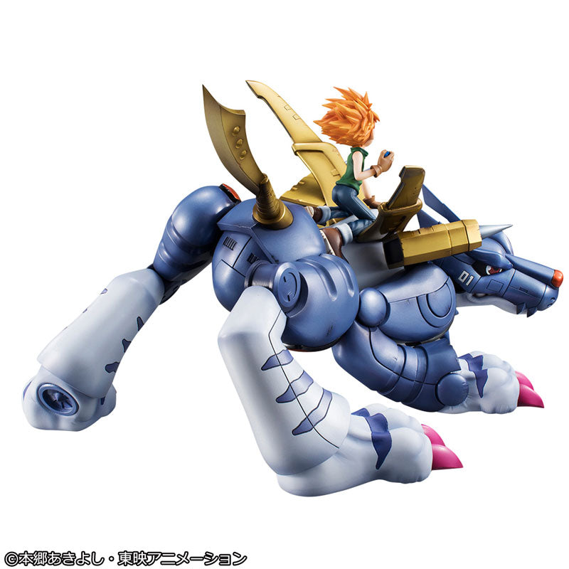 Digimon Adventure Precious G.E.M. Series "Metal Garurumon & Ishida Yamato" (Re-Run)-MegaHouse-Ace Cards & Collectibles