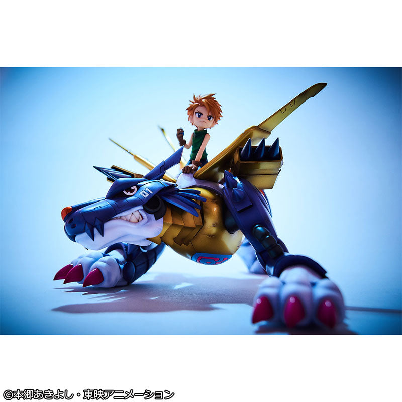 Digimon Adventure Precious G.E.M. Series "Metal Garurumon & Ishida Yamato" (Re-Run)-MegaHouse-Ace Cards & Collectibles