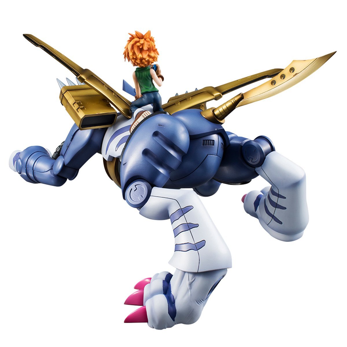 Digimon Adventure -Precious G.E.M. Series- &quot;Metal Garurumon and Yamato Ishida&quot; [Reissue]-MegaHouse-Ace Cards &amp; Collectibles