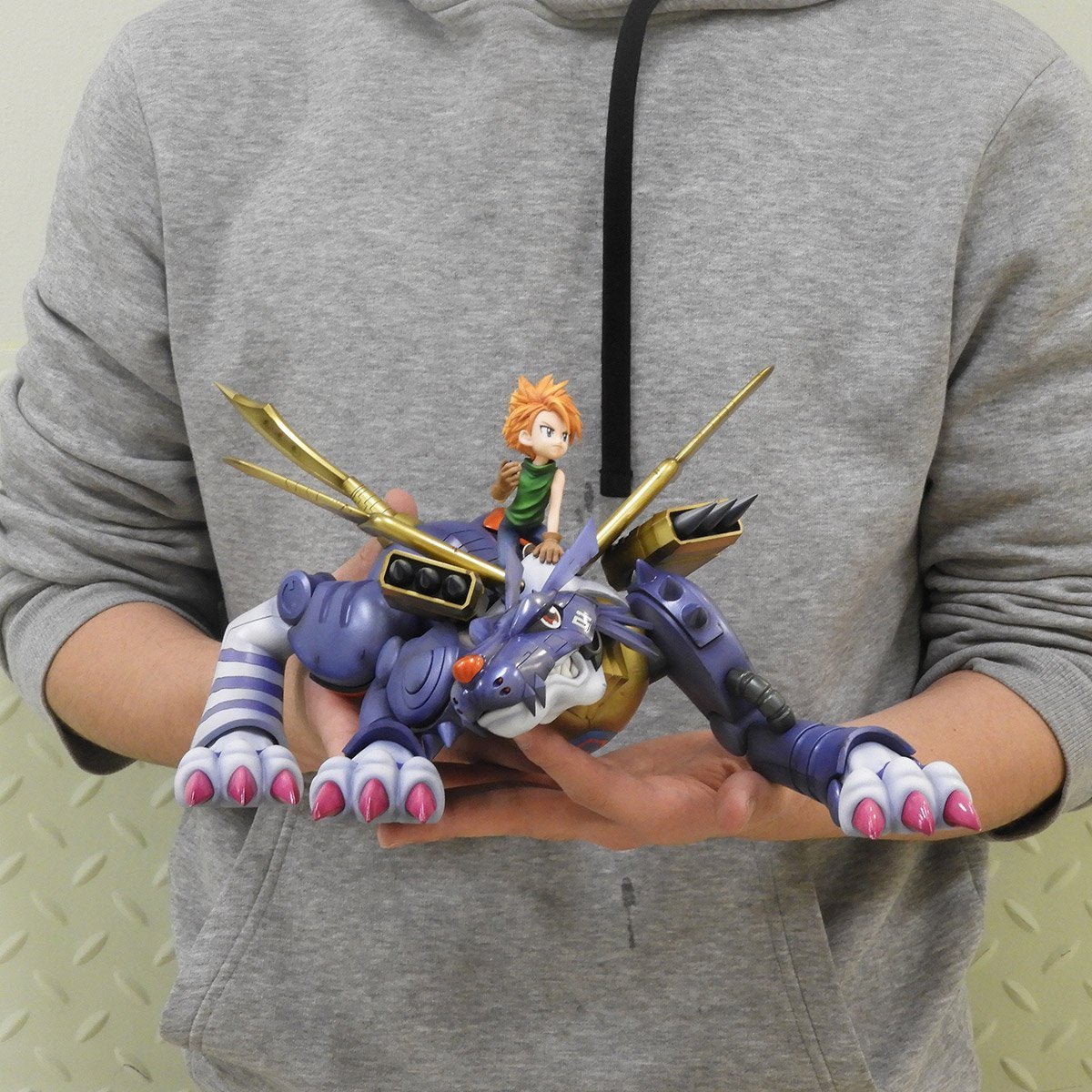 Digimon Adventure -Precious G.E.M. Series- &quot;Metal Garurumon and Yamato Ishida&quot; [Reissue]-MegaHouse-Ace Cards &amp; Collectibles