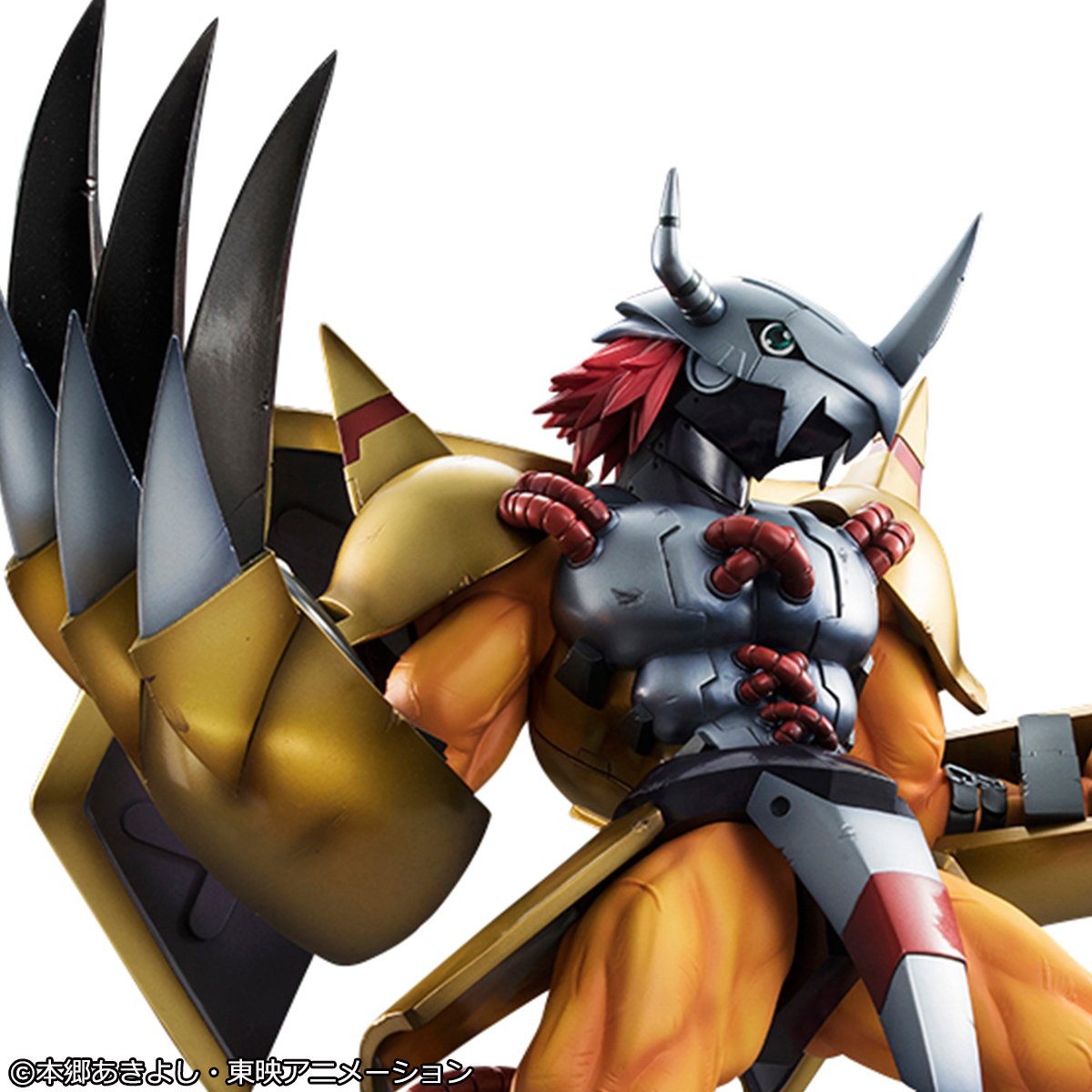 Digimon Adventure -Precious G.E.M. Series- &quot;WarGreymon &amp; Tai Kamiya&quot; [Reissue]-MegaHouse-Ace Cards &amp; Collectibles