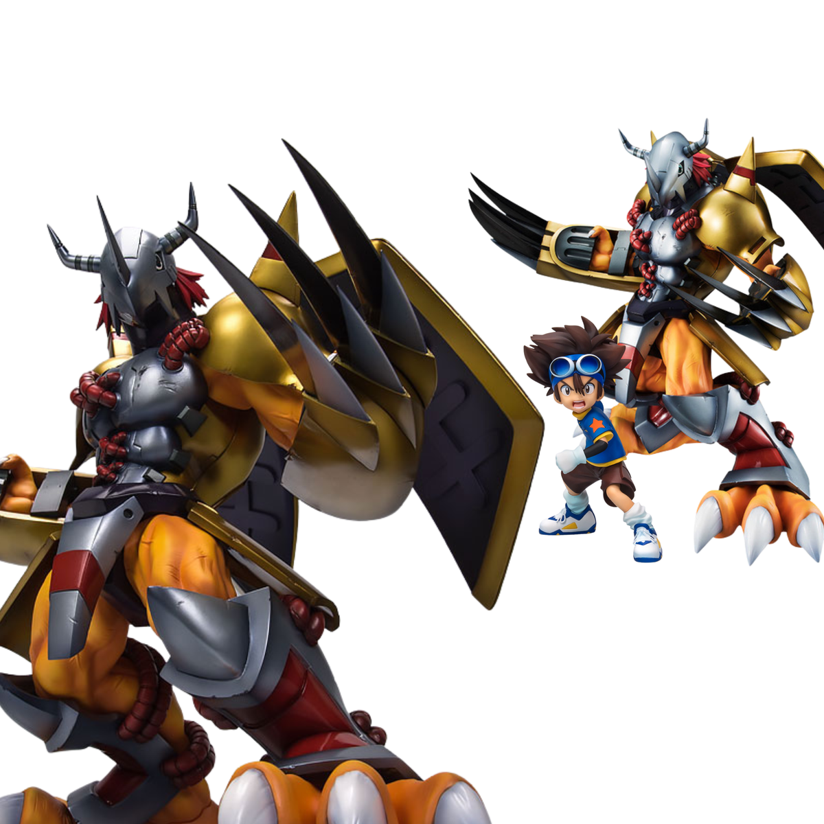 Digimon Adventure -Precious G.E.M. Series- "WarGreymon & Tai Kamiya" [Reissue]-MegaHouse-Ace Cards & Collectibles