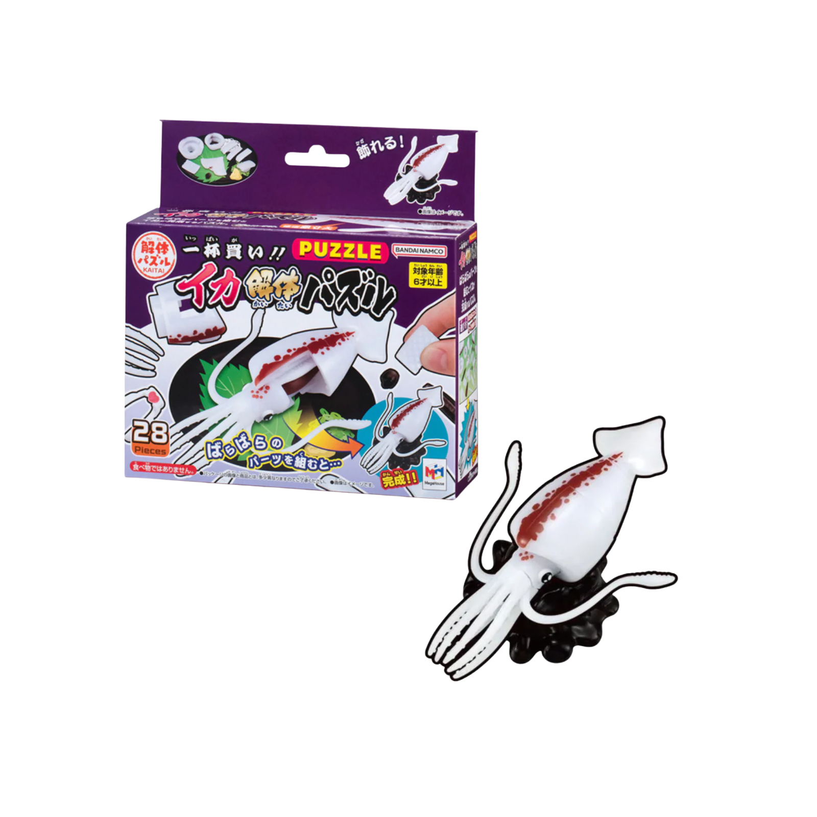 Kaitai Puzzle "Squid" Puzzle-MegaHouse-Ace Cards & Collectibles