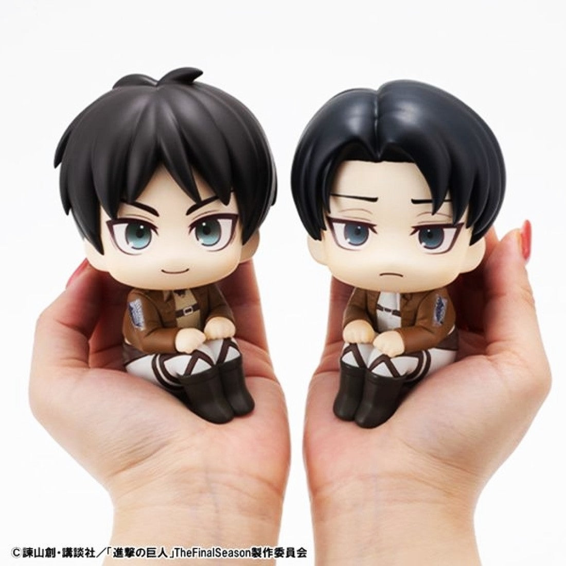 MEGAHOUSE LOOK UP SERIES - ATTACK ON TITAN "Eren Jaeger & Levi" Set (with gift)-MegaHouse-Ace Cards & Collectibles