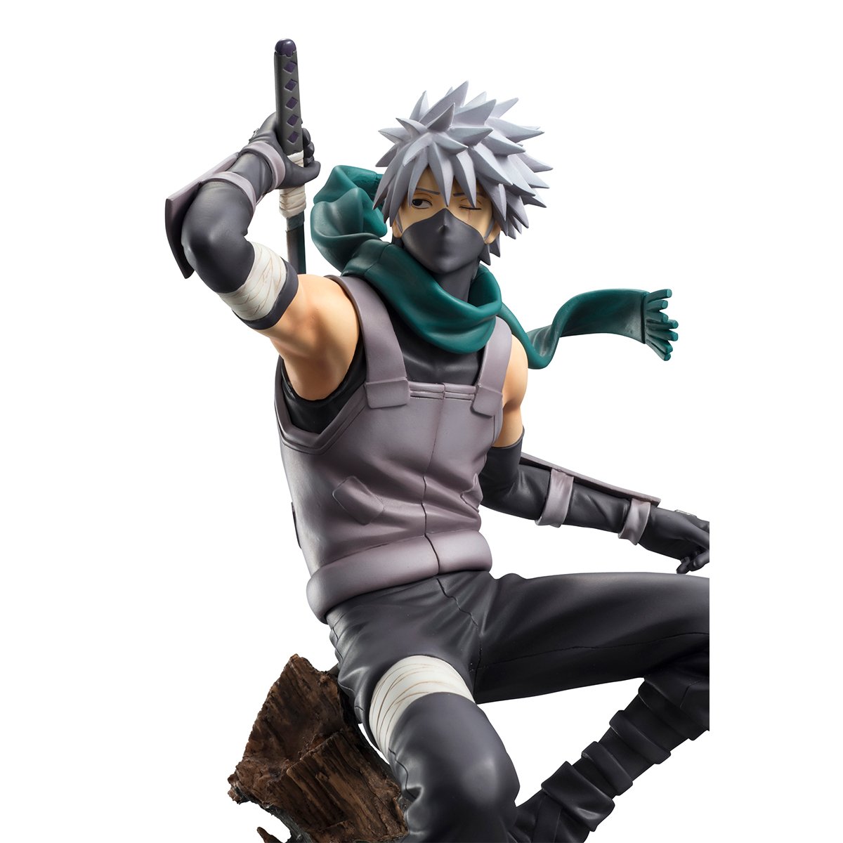 Naruto Shippuden G.E.M Series &quot;Kakashi Hatake: Anbu Ver.&quot;-MegaHouse-Ace Cards &amp; Collectibles