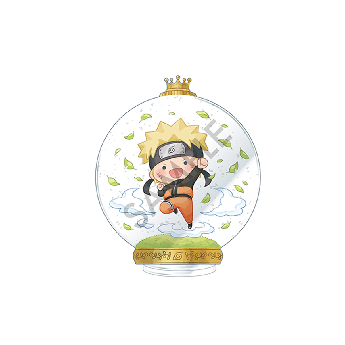 Naruto Shippuden Globe Acrylic Stand "Here we come with the shine!"-Single Box (Random)-MegaHouse-Ace Cards & Collectibles