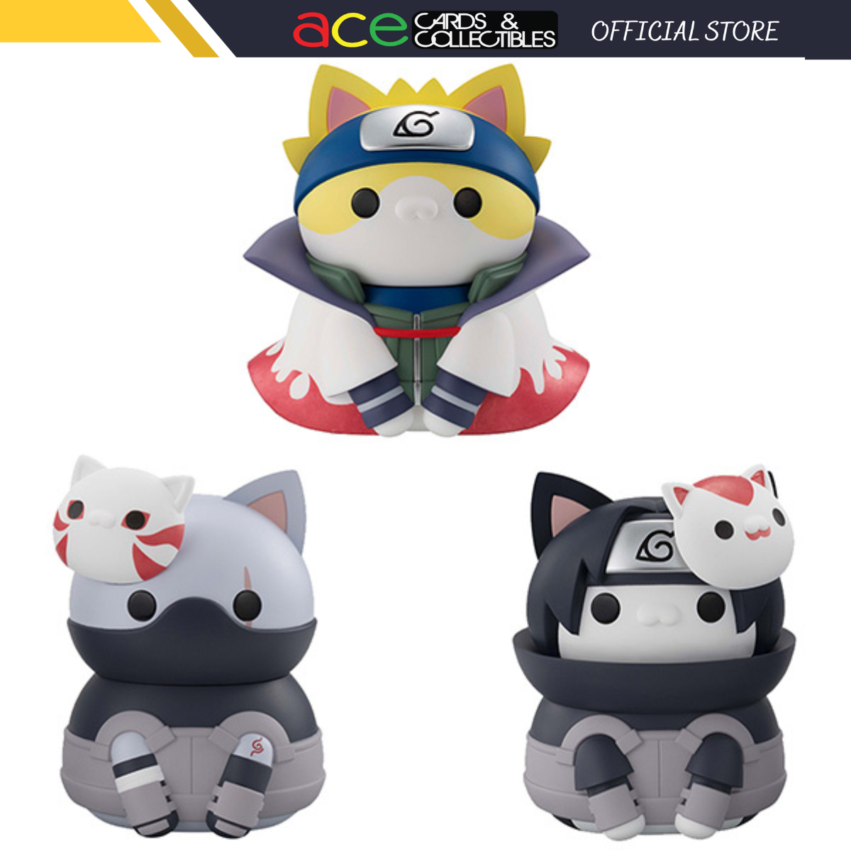 Naruto Shippuden Nyanto! The Big Nyaruto Series Mega Cat Project-Minato Namikaze-MegaHouse-Ace Cards &amp; Collectibles