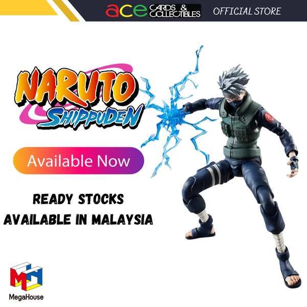 Naruto Shippuden Variable Action Heroes DX "Hatake Kakashi" (Reissue)-MegaHouse-Ace Cards & Collectibles