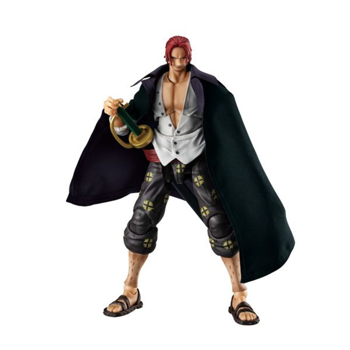 ONE PIECE VARIABLE ACTION HEROES &quot;Red-haired Shanks ver.1.5&quot;-MegaHouse-Ace Cards &amp; Collectibles