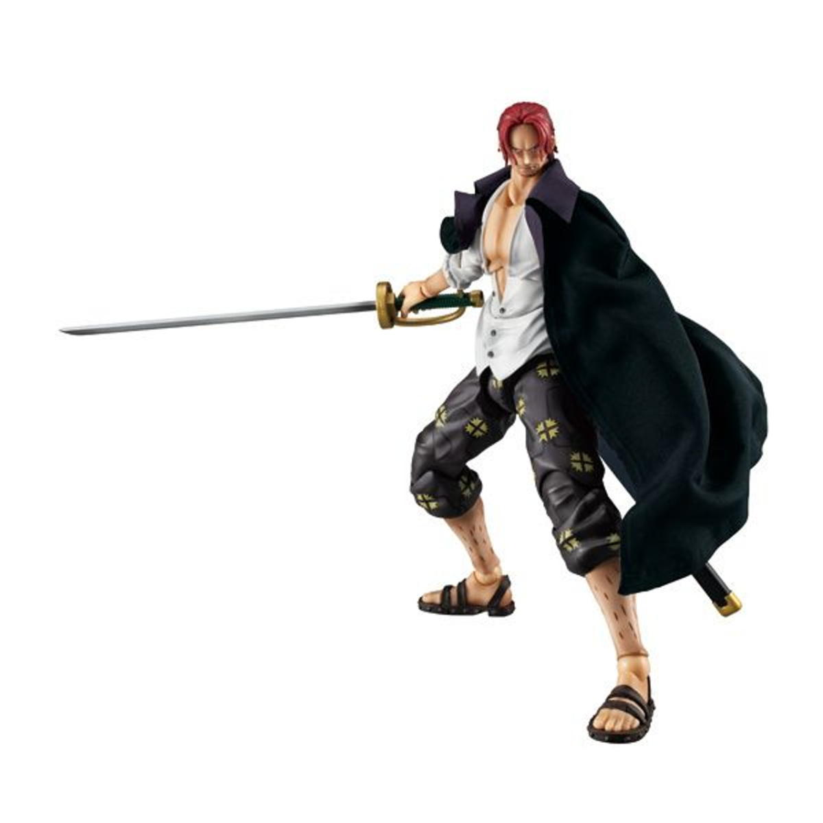 ONE PIECE VARIABLE ACTION HEROES &quot;Red-haired Shanks ver.1.5&quot;-MegaHouse-Ace Cards &amp; Collectibles